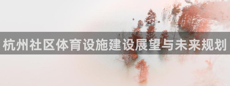 意昂4娱乐首页网站大全：杭州社区体育设施建设展望与未
