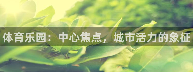 意昂体育4招商电话是多少啊：体育乐园：中心焦点，城市