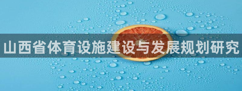 意昂4官网：山西省体育设施建设与发展规划研究