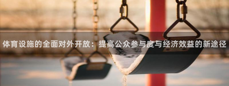 意昂平台体育：体育设施的全面对外开放：提高公众参与度