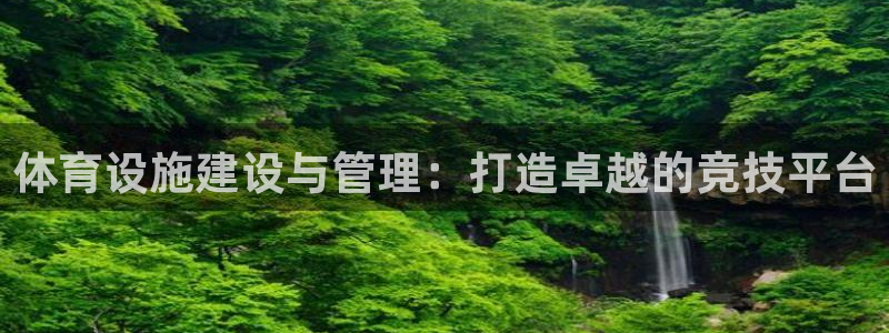 意昂体育4平台是正规平台吗：体育设施建设与管理：打造