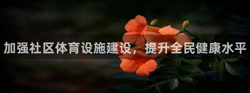 意昂体育4平台注册要钱吗：加强社区体育设施建设，提升全民健康