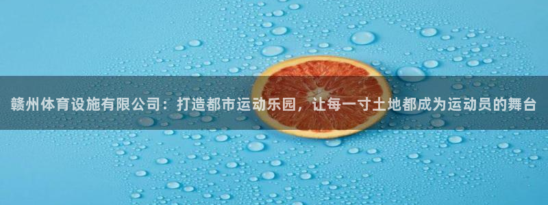 意昂体育4平台注册流程视频：赣州体育设施有限公司：打