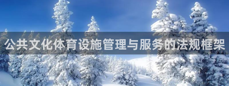 意昂4五金厂：公共文化体育设施管理与服务的法规框架