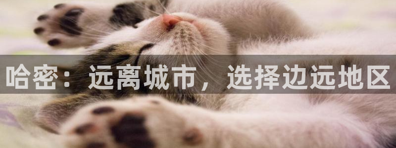 意昂体育4平台APP：哈密：远离城市，选择边远地区