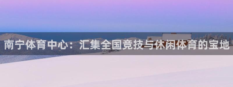 意昂体育4平台注册流程视频：南宁体育中心：汇集全国竞技与休闲