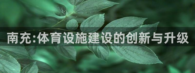 意昂体育4平台注册流程视频：南充:体育设施建设的创新与升级